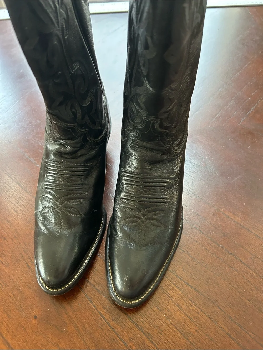 Vintage Justin Boots Made in USA Western Cowboy Boots Youth 4.5C
